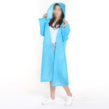 Clear Plastic Protect Clothing Adult Blue Waterproof Pe Disposable Raincoat